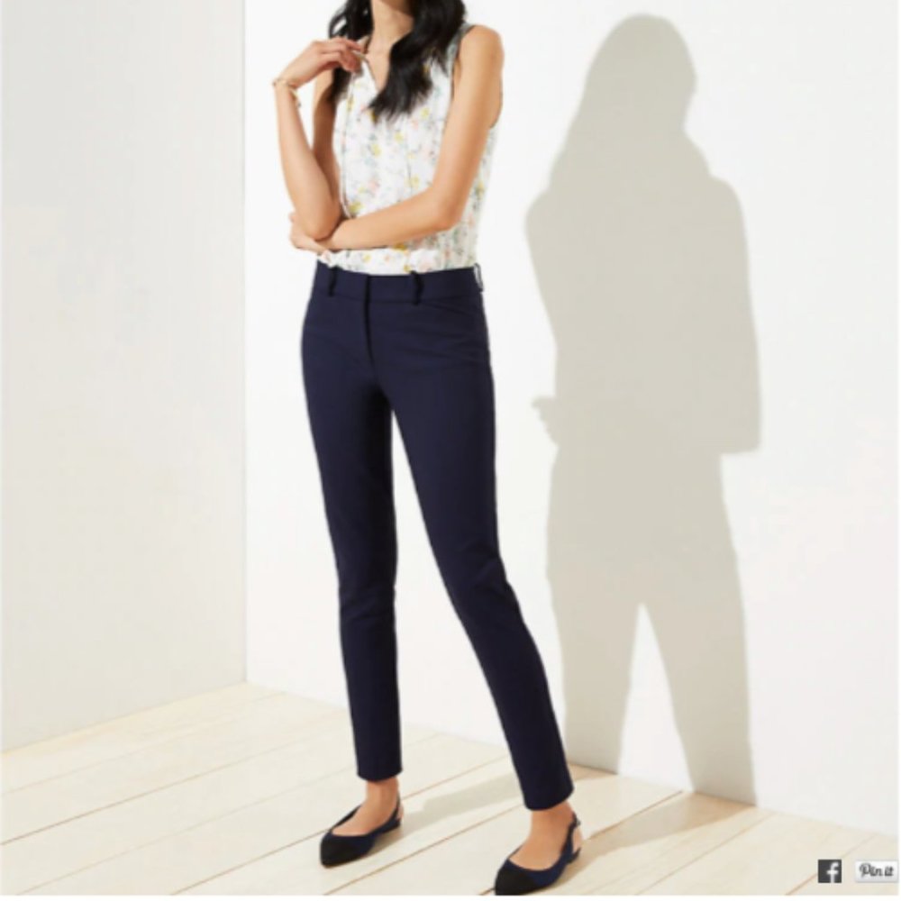 LOFT High Waisted Skinny Ankle Pants NEW WITH TAGS